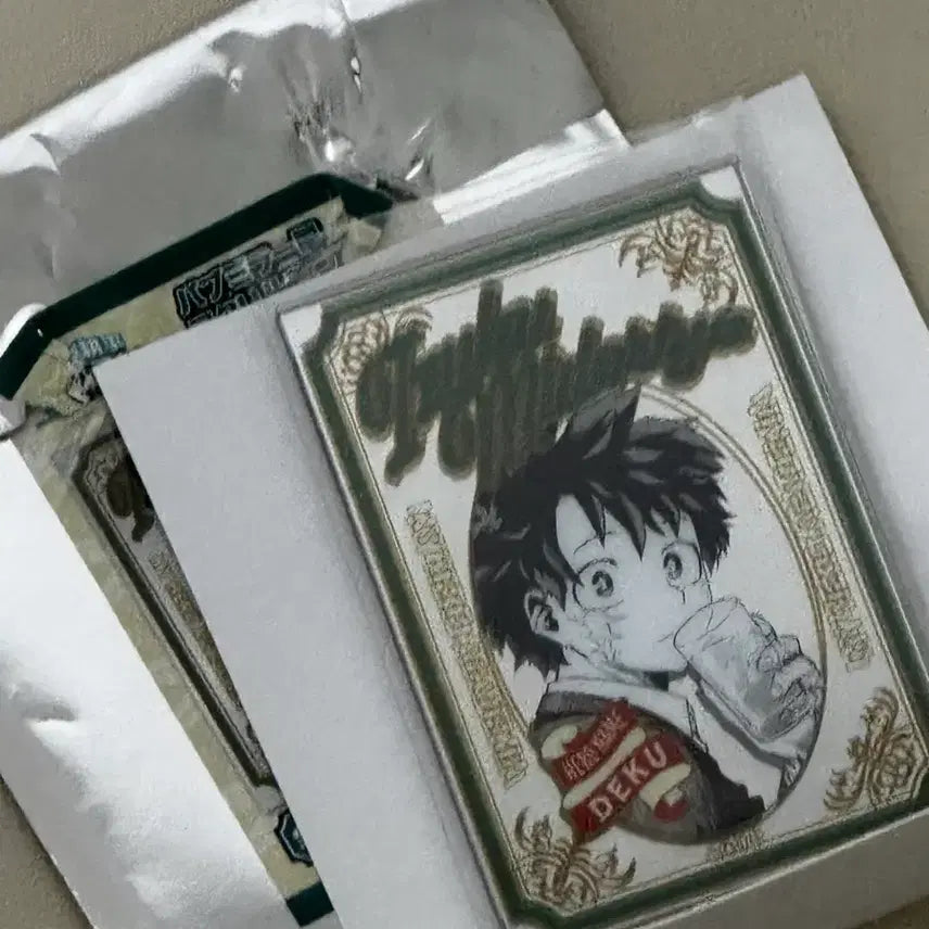[BUNJANG] My Hero Academia Original Art Exhibition Mirrored Acrylic Sticker Izuku Midoriya / 히로아카 원화전 미러풍 아크릴 스티커 미도리야 이즈쿠