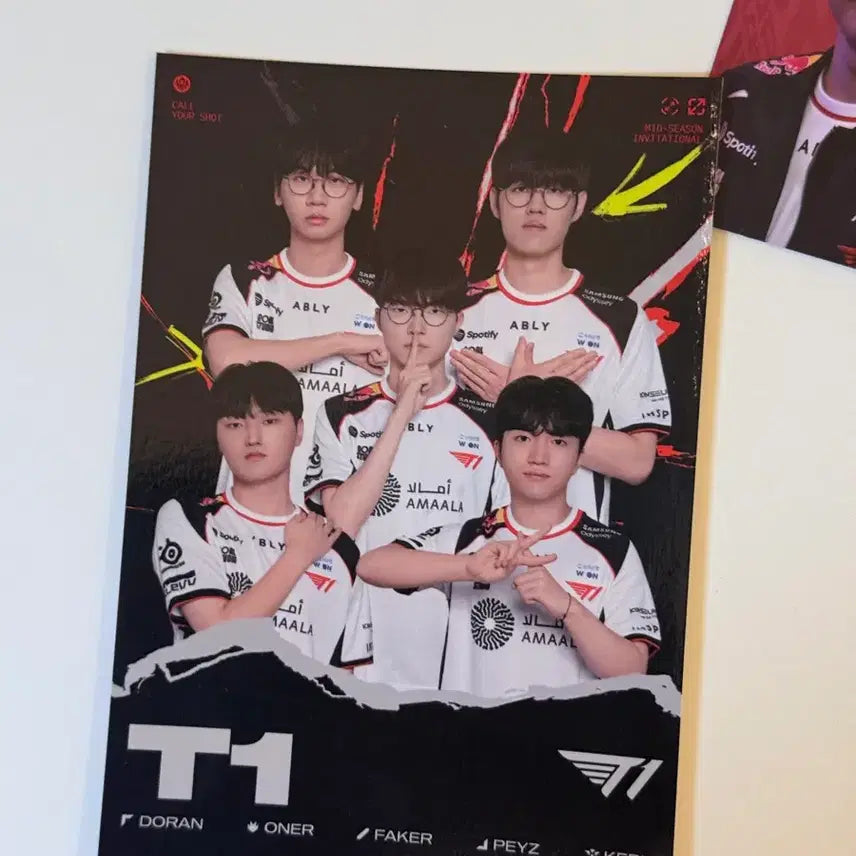 [BUNJANG] T1 MSI Reward Postcard / 티원 t1 msi 리워드 엽서