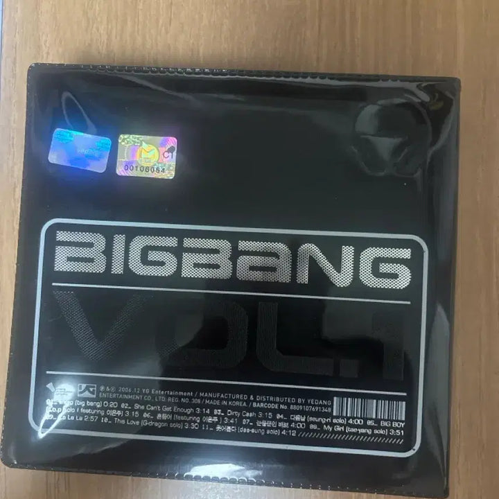 [BUNJANG] BIGBANG Vol. 1 Album / 빅뱅 VOL.1 앨범