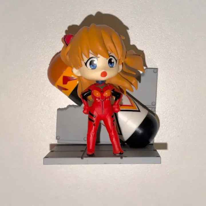 [BUNJANG] Re-Ment Evangelion Asuka Desktop Figure (Unsealed) / 에반게리온 리멘트 데스크탑 아스카