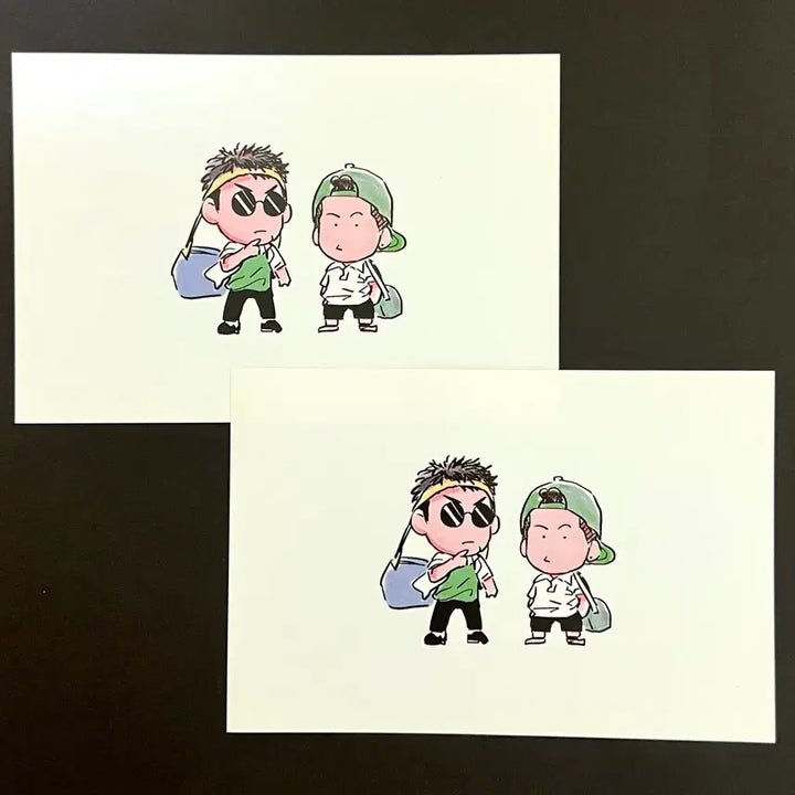 [BUNJANG] Slam Dunk Kang Baek-ho &amp; Seo Tae-woong Postcard Set / 슬램덩크 슬덩 농팔이님 대만 태섭 대태 엽서 굿즈