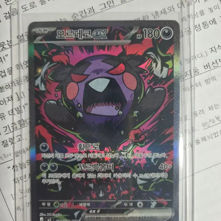 [BUNJANG] Morpeko EX SAR / 택포)모르페코ex sar