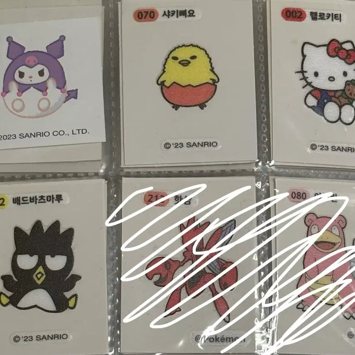 [BUNJANG] Sanrio 2023 Sticker Bundle Set / 2023 산리오 띠부씰 일괄