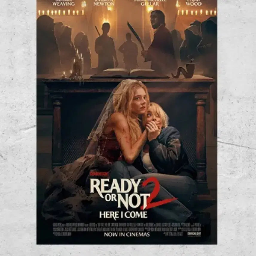 [BUNJANG] Ready or Not: Death Tag Original Poster / [레디 오어 낫: 죽음의 숨바꼭질] 1주차/2주차 오리지널 포스터
