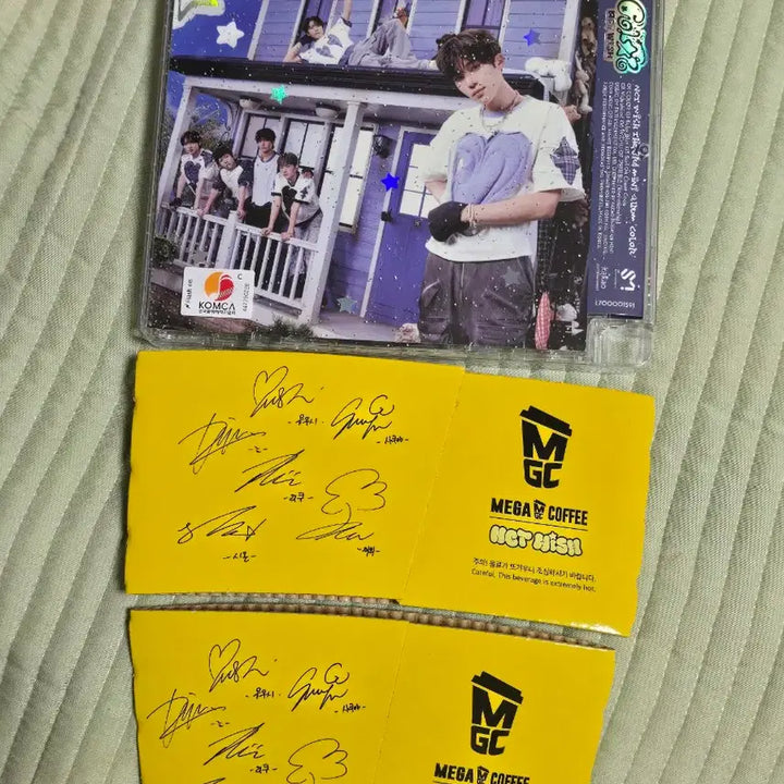 [BUNJANG] NCT WISH Color Jewel Group Album + Mega Coffee Cup Holder / 엔시티위시 컬러 쥬얼 단체반 + 메가커피 컵홀더
