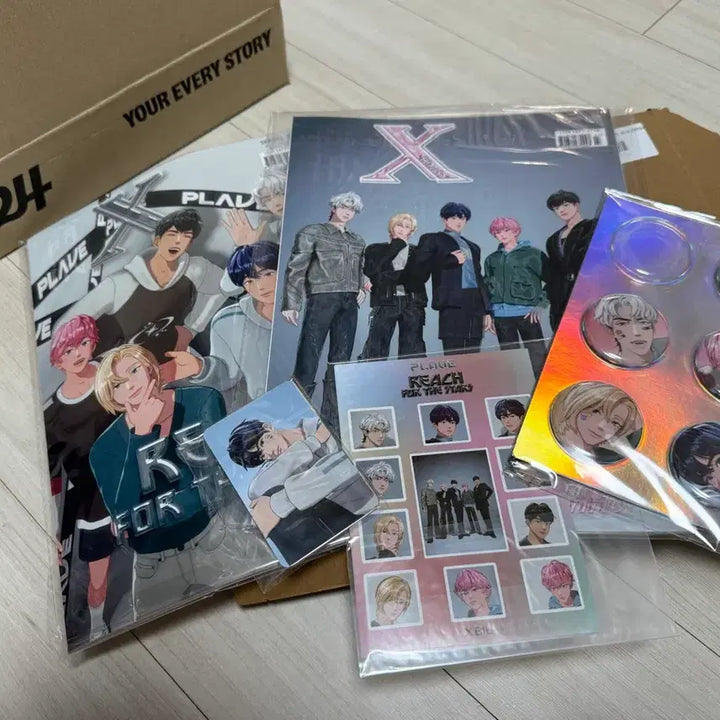 [BUNJANG] Crayon Pop XBLUSH Magazine All Members Badge Photocard Sticker Postcard Set / 잡지) 플레이브 엑스블러쉬
