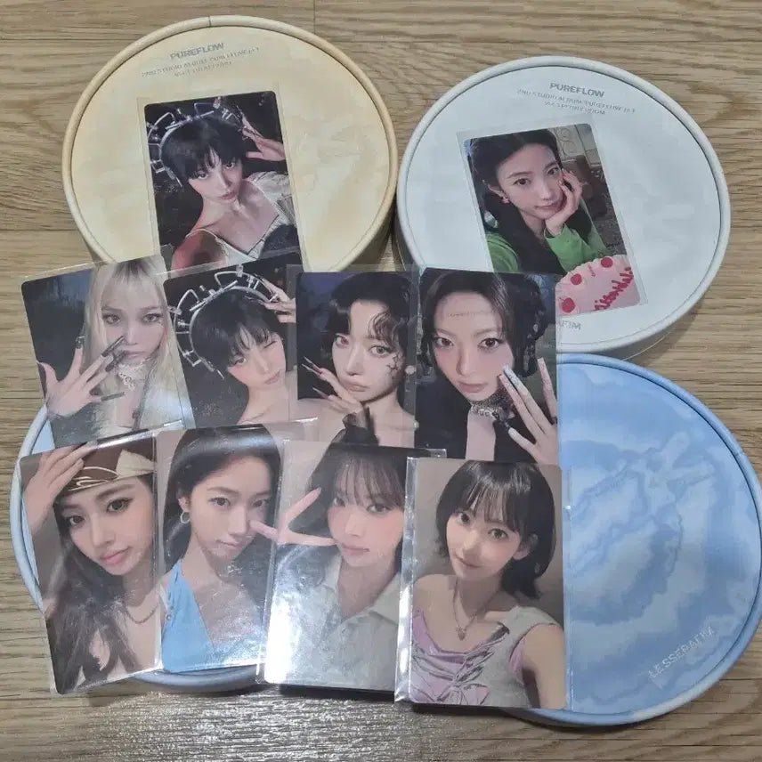 [BUNJANG] LE SSERAFIM PUREFLOW Boom Palla Album Set + Lucky Draw POB / 르세라핌 PUREFLOW 붐팔라 개봉 앨범 세트+ 영통, 위버스샵 특전