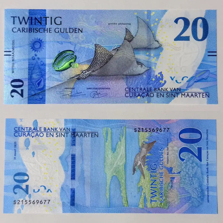 [BUNJANG] Curacao 20 Guilder Coin (2025) / 2025 퀴라소  20굴덴  완전미사용