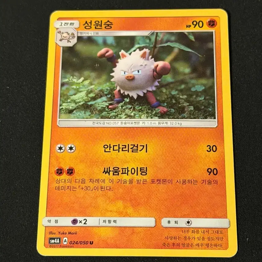 [BUNJANG] Yuka Mori Illustration Pokemon Card - Simisear / 유카모리 일러 포켓몬카드 성원숭