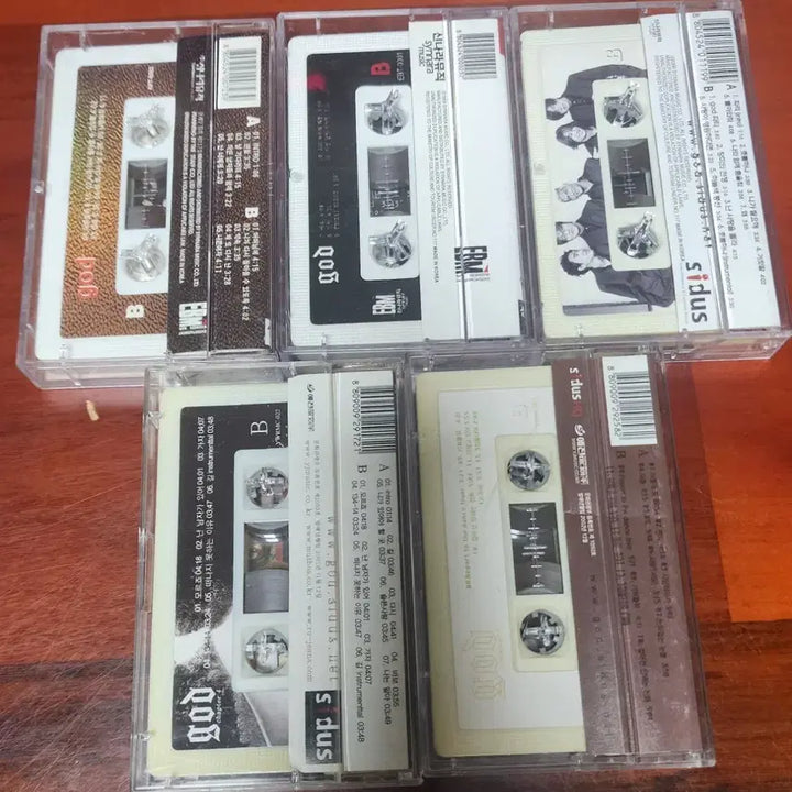 [BUNJANG] god 1st-5th Album Cassette Tapes / god 카세트 테이프 1~5집