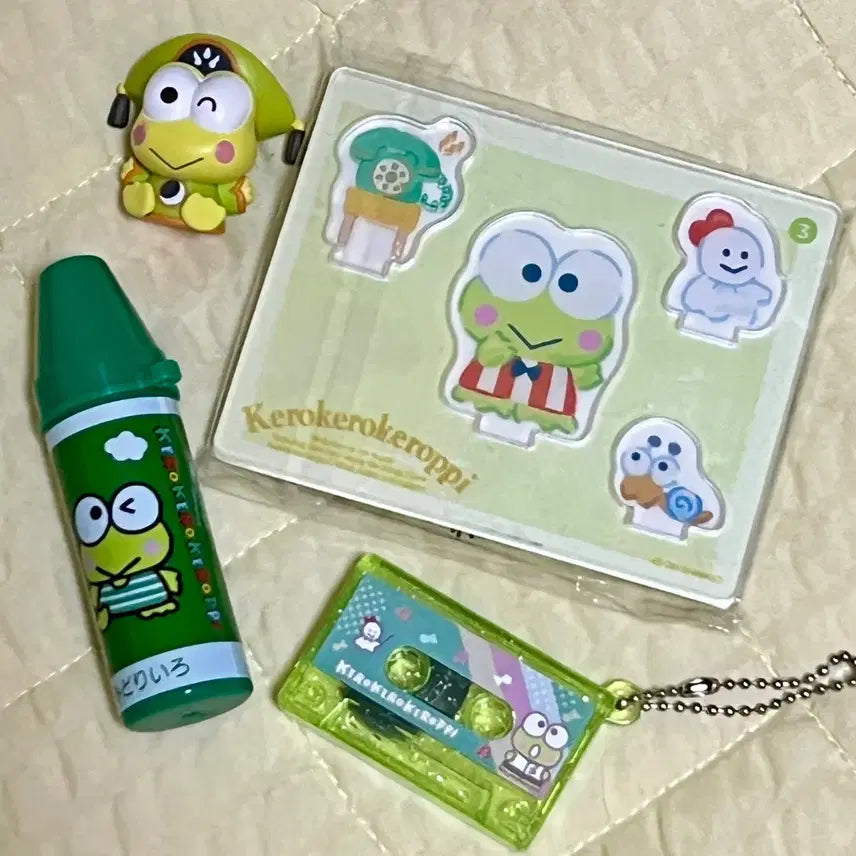 [BUNJANG] Keropii Gacha Acrylic Stand, Lip Balm Case, Cardcaptor Sakura Collaboration Set / 케로피 가챠 아크릴스탠드 립밥통 카드캡쳐 사쿠라 콜라보