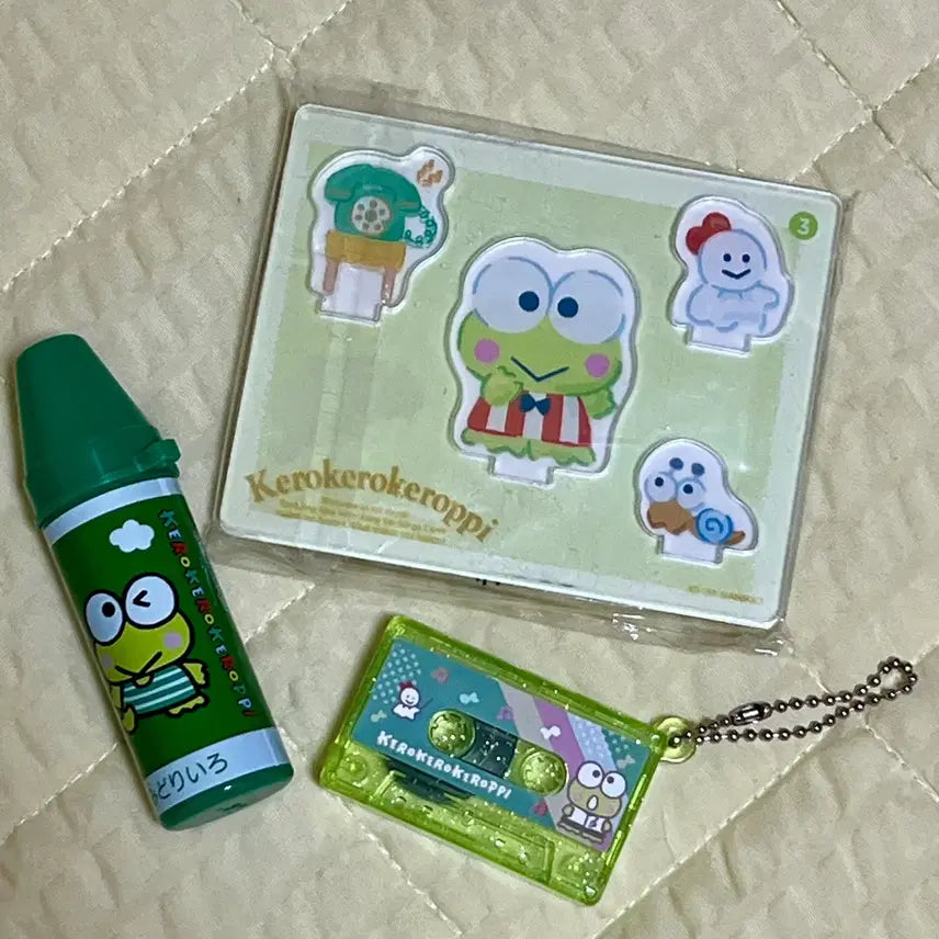 [BUNJANG] Keropii Gacha Acrylic Stand, Lip Balm Case, Cardcaptor Sakura Collaboration Set / 케로피 가챠 아크릴스탠드 립밥통 카드캡쳐 사쿠라 콜라보