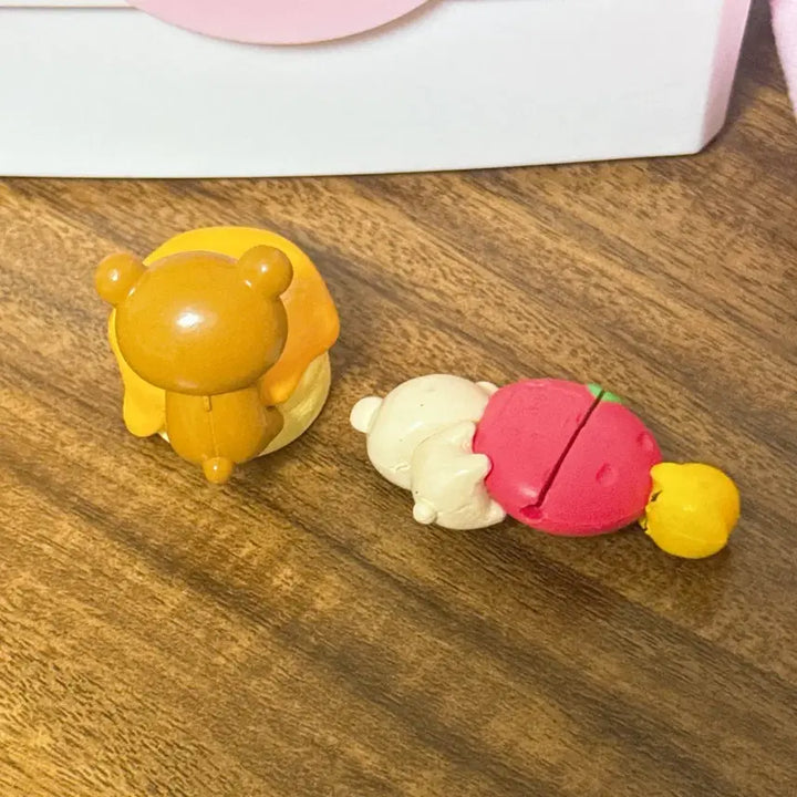 [BUNJANG] Rilakkuma and Korilakkuma Zipper Bites Bundle Set / (일괄)리락쿠마 지퍼바이트