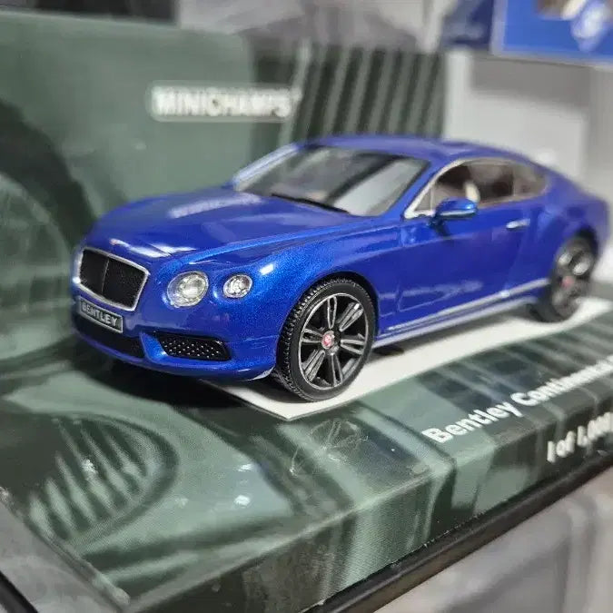 [BUNJANG] Minichamps Bentley Continental GT Blue 1/43 Diecast Model / 1/43 미니챔프 벤틀리(블루) 모형,다이캐스트
