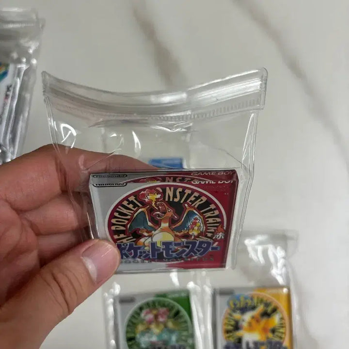 [BUNJANG] Pokemon Nintendo Cover Acrylic Magnet Set (1996) - 4 Types Bundle / 포켓몬스터 닌텐도커버(1996년도) 아크릴마그넷 미개봉 4종 일괄