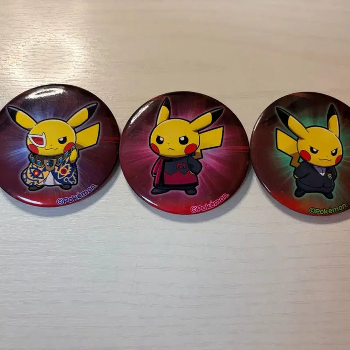 [BUNJANG] Pokemon Pikachu Badge 3 Types Set / 보스놀이 피카츄 뱃지 3종 판매합니다
