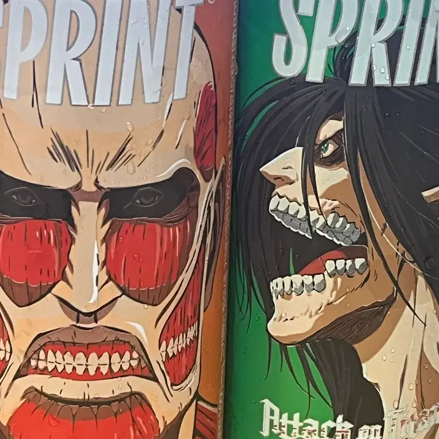 [BUNJANG] Attack on Titan Eren &amp; Titan Canned Drinks / 진격의거인 초롱이