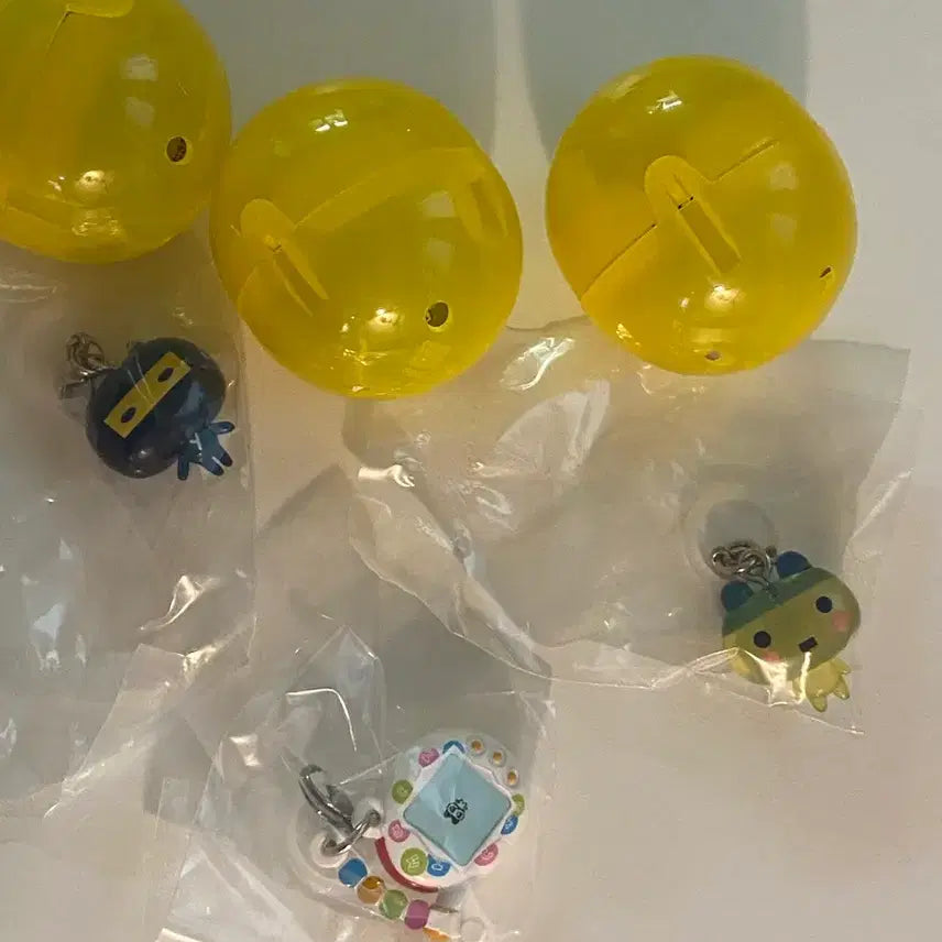 [BUNJANG] Tamagotchi Mezushi Gacha Vol. 3 - Ei Mametchi, Gozaruchi, Entama Bundle Set / 다마고치 메지루시 가챠 3탄 영 마메치 고자루치 엔타마 일괄