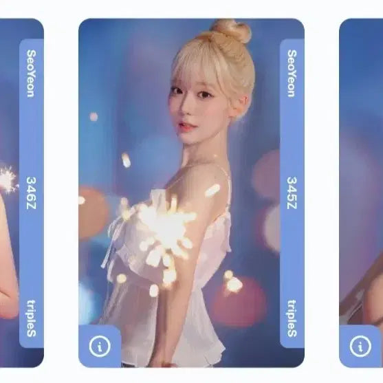 [BUNJANG] TripleS Yoon Seoyeon Summer Night Object Set / 트리플에스 윤서연 썸머나잇 오브젝트 세트