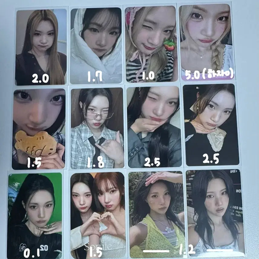 [BUNJANG] HaToHaTzu JooEun Yeyon Photocard / 하츠투하츠 하투하 주은 예온 포카 시그 폴라 양도