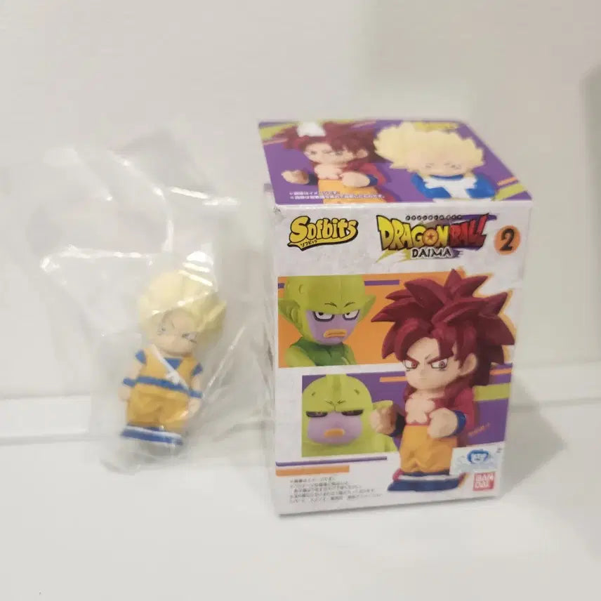 [BUNJANG] Dragon Ball Super Saiyan Goku Sofubi Figure Daima Gacha / 드래곤볼 손오공 소프비 피규어 초사이언 다이마 가챠