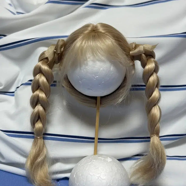 [BUNJANG] AWEN 6-7 inch Doll Wig / 아웬 양갈래가발 6-7인치