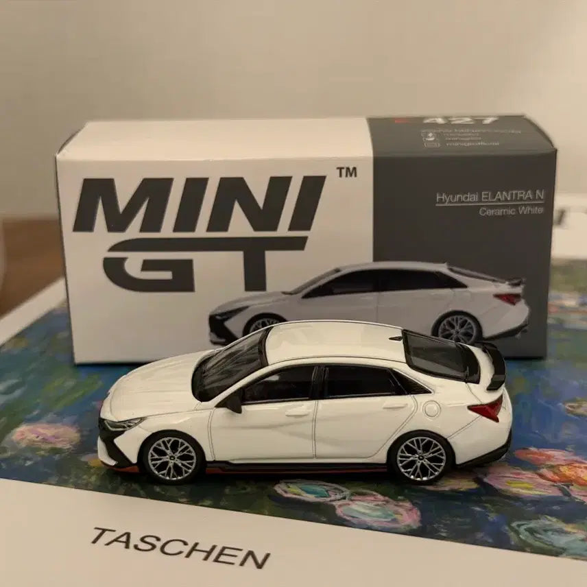[BUNJANG] Mini GT Avante N 1:64 Scale White Diecast Model / 1:64 미니지티 아엔 화이트