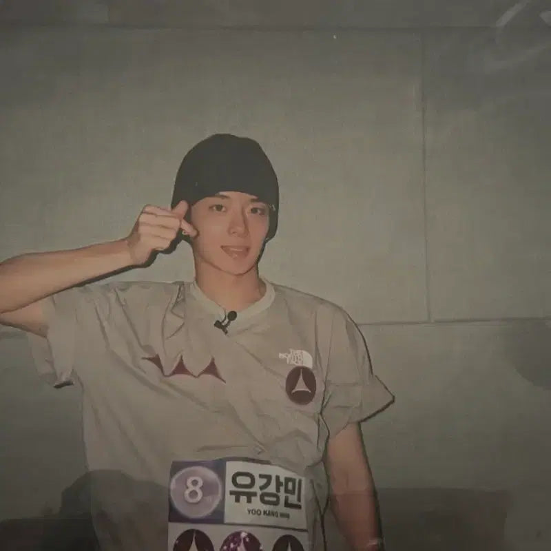 [BUNJANG] Yoo Kangmin Boys Planet Semifinal 3rd Broadcast Autographed Message Print / 유강민 보이즈플래닛 세미파이널 3차 방청 친필  메세지 인화사진 보플