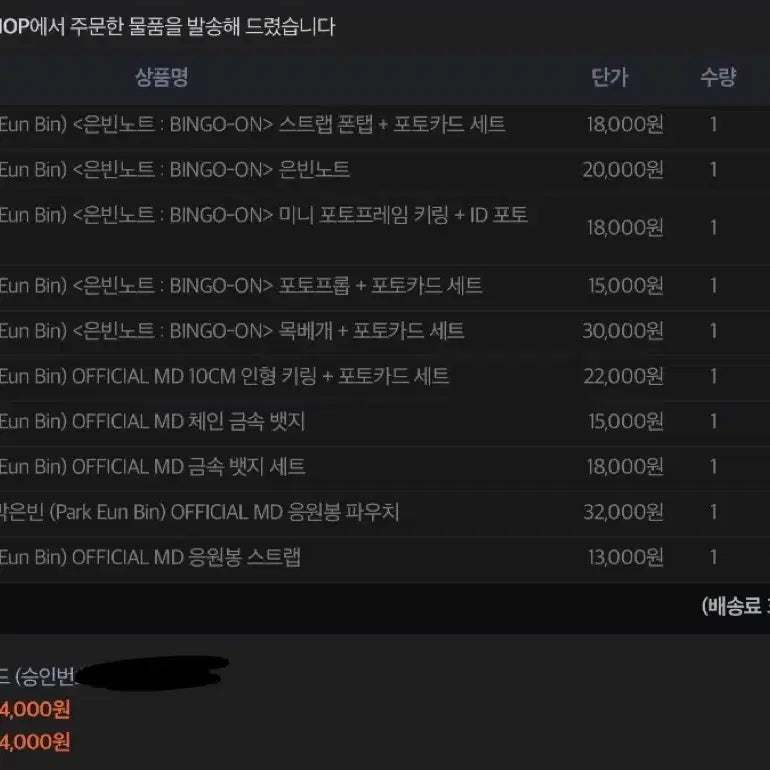 [BUNJANG] Park Eun-bin Merchandise Bundle Set / 박은빈 굿즈 세트