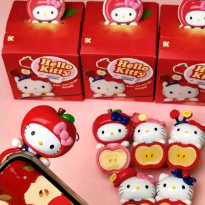[BUNJANG] Hello Kitty Apple Shaped Mini Figure / 신상 헬로키티 사과 히퍼 랜깡 낱개판매-!!