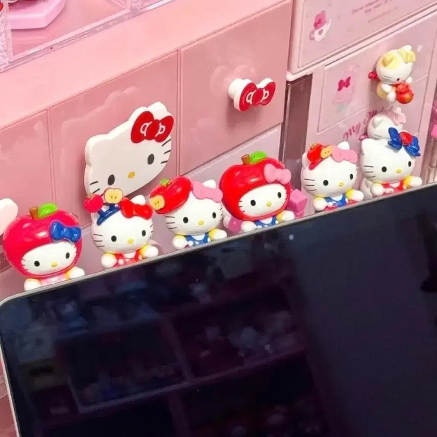 [BUNJANG] Hello Kitty Apple Shaped Mini Figure / 신상 헬로키티 사과 히퍼 랜깡 낱개판매-!!