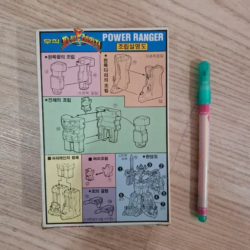 [BUNJANG] Edison Invincible Power Rangers Plastic Model Kit / 에디슨 무적 파워레인저