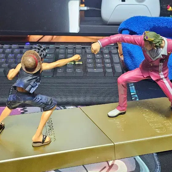 [BUNJANG] Banpresto One Piece DXF MANHOOD2 Luffy / Tesoro Bundle Set Figures / 반프레스토 원피스 DXF MANHOOD2 피규어 루피/테조로 일괄판매