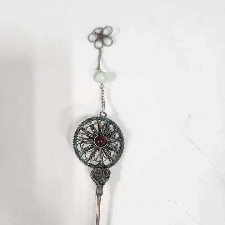 [BUNJANG] Qing Dynasty Gachae Back Pin Hairpin / 중국도자기               청대 가채 뒷꽂이