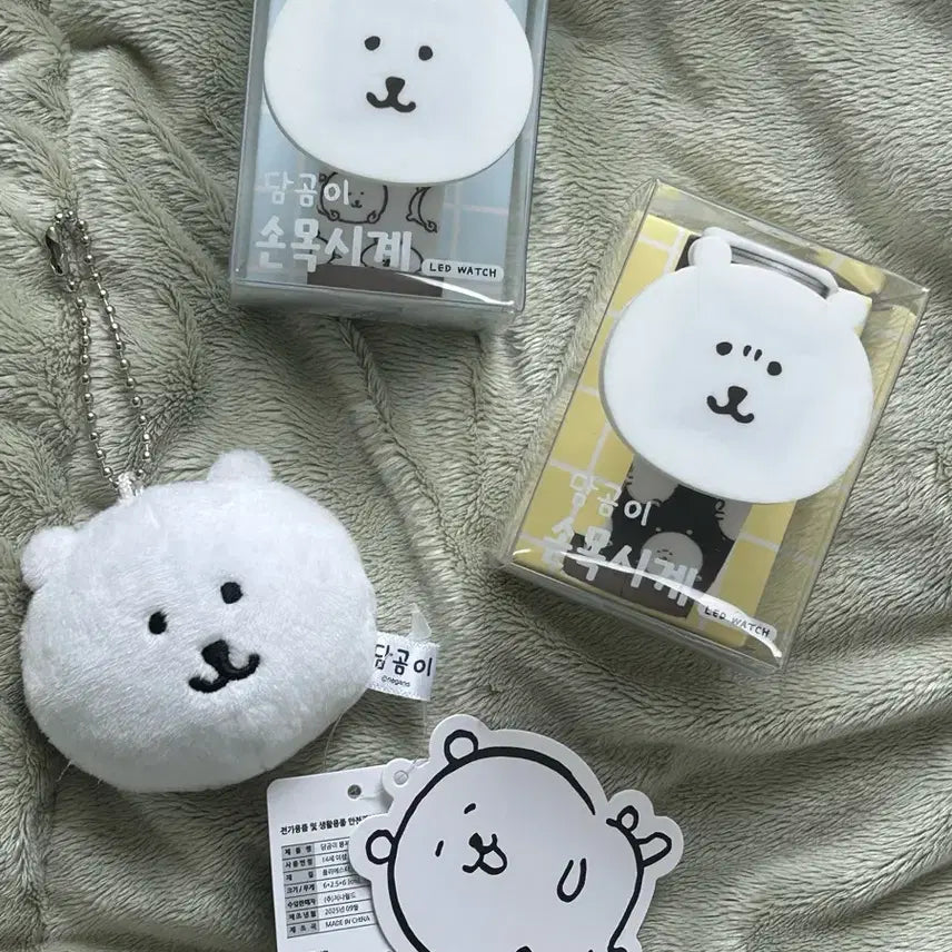 [BUNJANG] Damgom Dangom LED Wristwatch (Black Strap) / 박스0,새상품) 담곰이 농담곰 LED 손목시계(블랙줄)