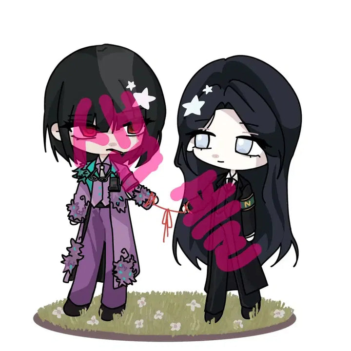 [BUNJANG] 2-Person Pair SD Commission / 2인 페어 sd 커미션 (1 type)
