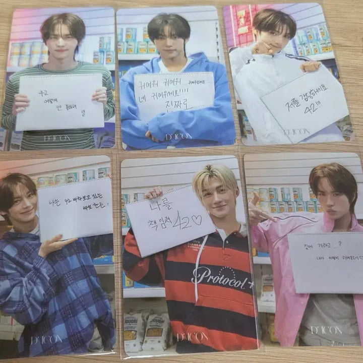 [BUNJANG] TWS Dicon B Version Sketchbook Photocard Set / [set] 투어스 디아이콘 B버전 스케치북 포카