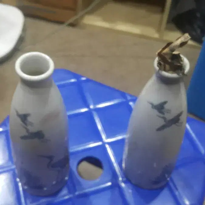 [BUNJANG] 1930s Japanese Sake Bottles (Set of 2) / 1930 일본 술병 2점 - 4