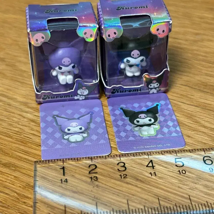 [BUNJANG] Sanrio Kuromi Mini Figure Set (2 Types) / 산리오 쿠로미 미니 피규어 2종 세트