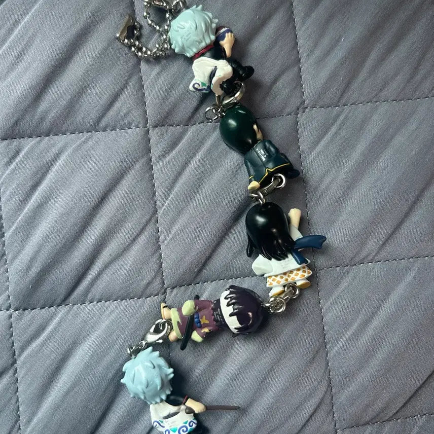 [BUNJANG] Gintama Classic Goods Keychain Bundle / 은혼 고전 굿즈 키링