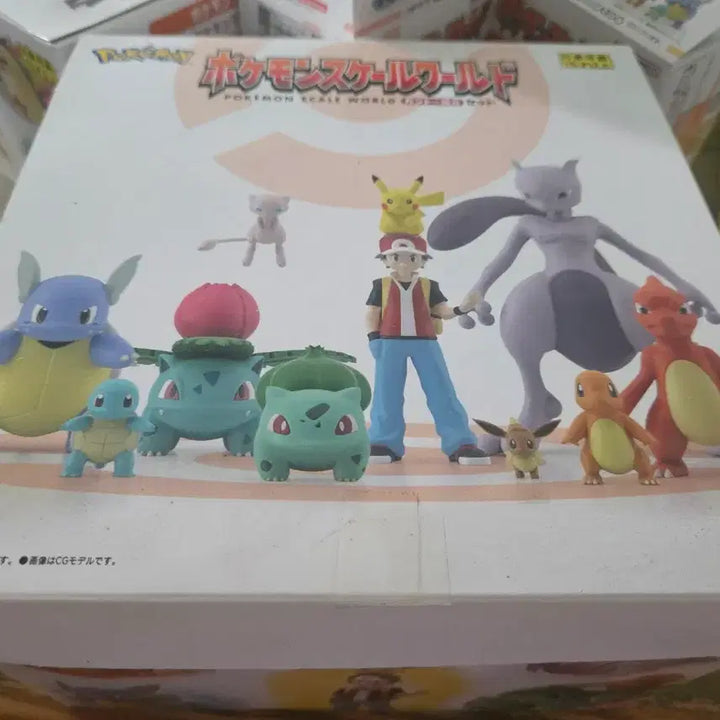 [BUNJANG] Pokemon Scale World Kanto (Excluding Eevee) Figure Set / 포켓몬 스케일월드 관동(이브이 제외)