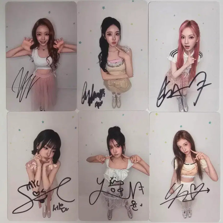 [SOLD OUT] 스테이씨 stayc 2love 싸인 공방포카 set양도