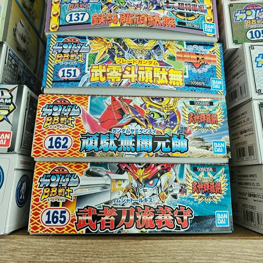 [BUNJANG] Bandai SD Musha Gundam Set (4 Types) / 반다이 sd무사건담 4종일괄