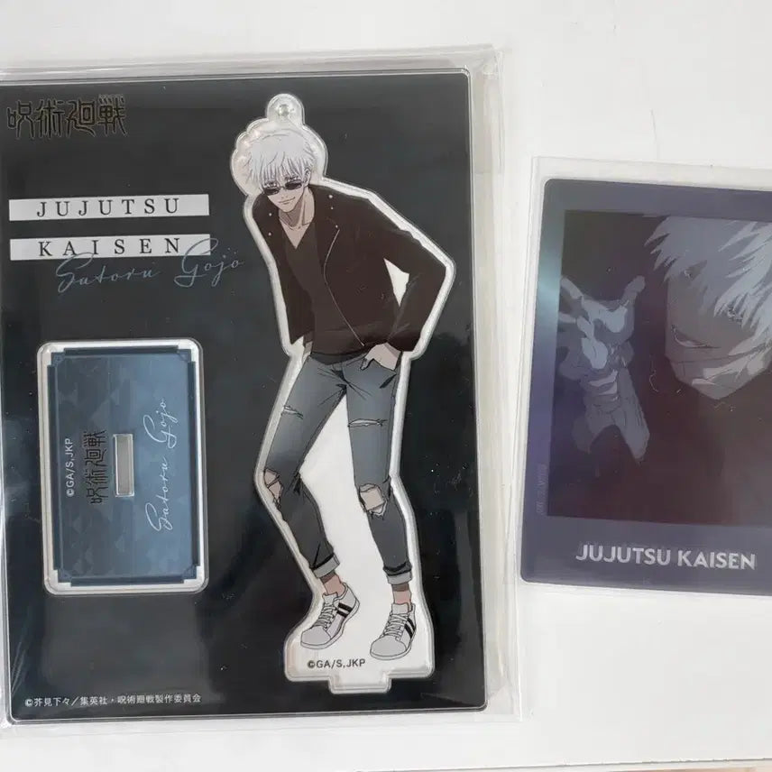 [BUNJANG] Satoru Gojo Acrylic Stand &amp; Clear Card Bundle / 고죠사토루 아크릴