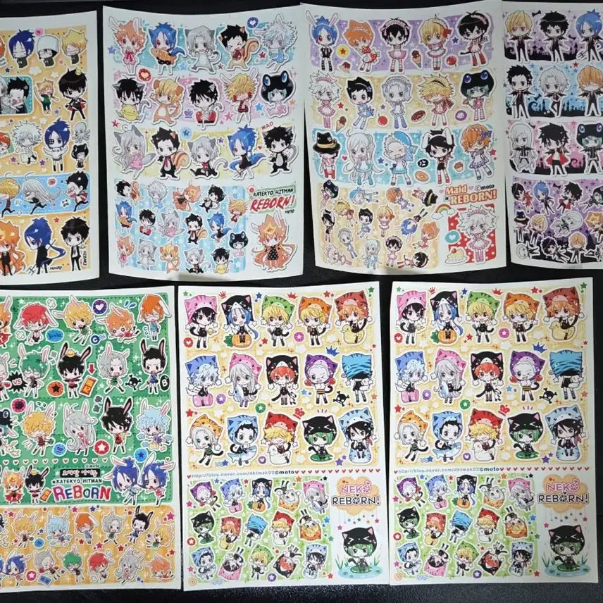 [BUNJANG] Reborn! Hitman Reborn! Anime Sticker Set (27 pcs) / 가정교사 히트맨 리본 가히리 스티커 27장 판매