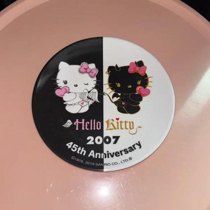 [BUNJANG] Sanrio 45th Anniversary Angel Devil Kitty Plate / 2007 45주년 천사 악마 키티 플레이트 접시