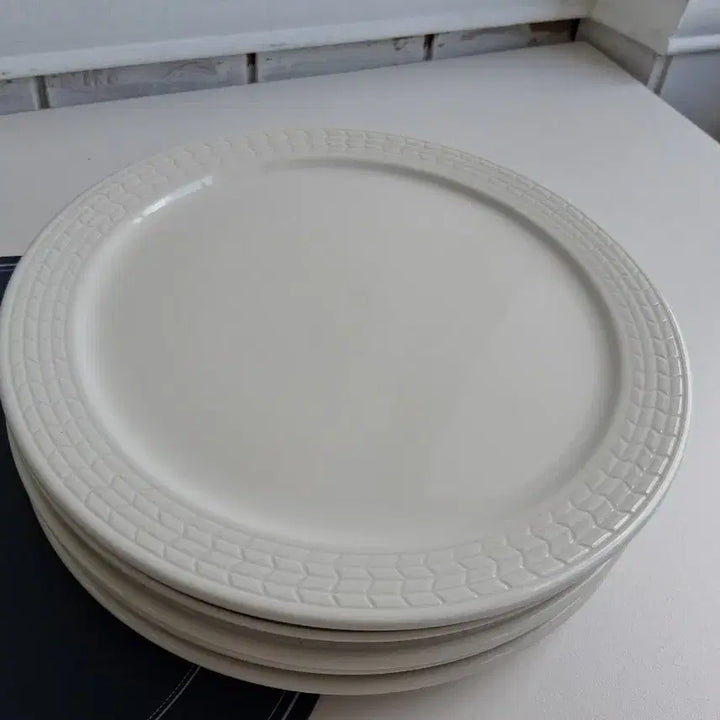 [BUNJANG] Haenam Co. Stoneware Vintage Plate 24.5cm / 빈티지.행남사수출품 24.5cm접시 1p