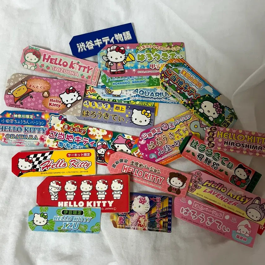 [BUNJANG] Hello Kitty Strap Tags Bundle Set / 키티스트랩 택 일괄