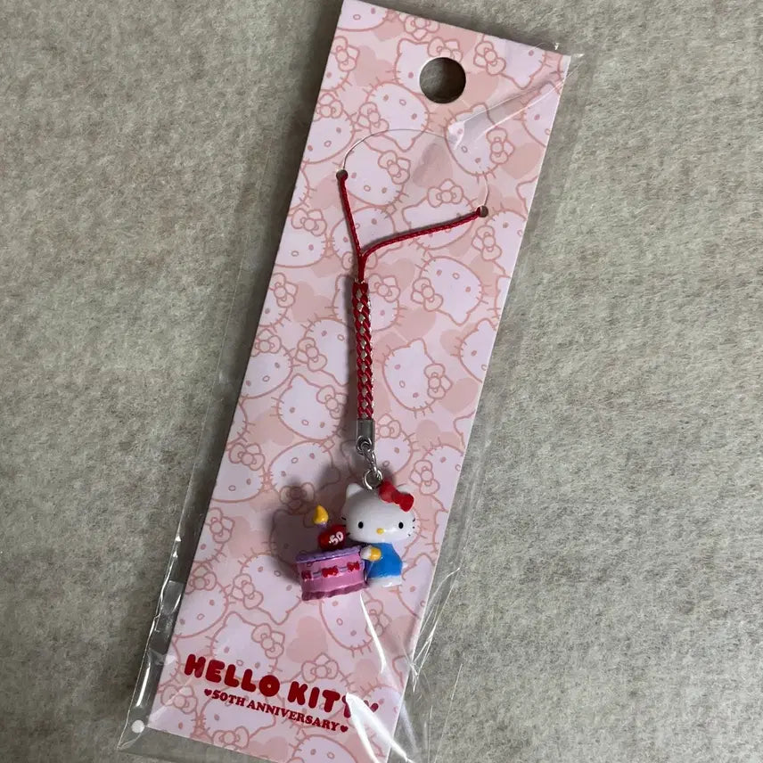 [BUNJANG] Sanrio 50th Anniversary Hello Kitty Kitty Strap / 헬로 키티 전시회 50주년 키티스트랩