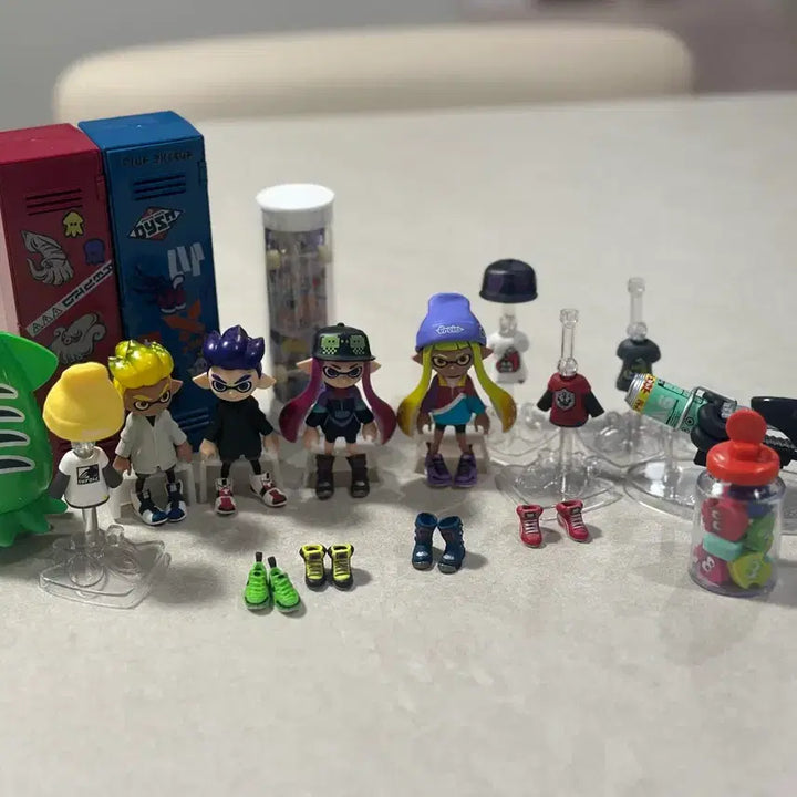 [BUNJANG] Splatoon Gacha + Gear Food Toy Bundle / 스플래툰 가챠 + 기어 식완 일괄